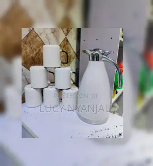 Flask,6pcs Mug +2ltrs Flask