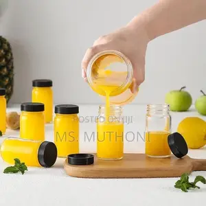 60 Ml Set of 5 Gingershots Glass Bottles*