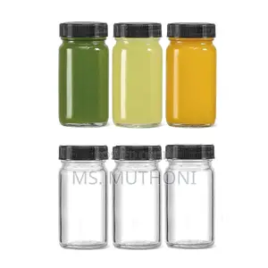 60 Ml Set of 5 Gingershots Glass Bottles*