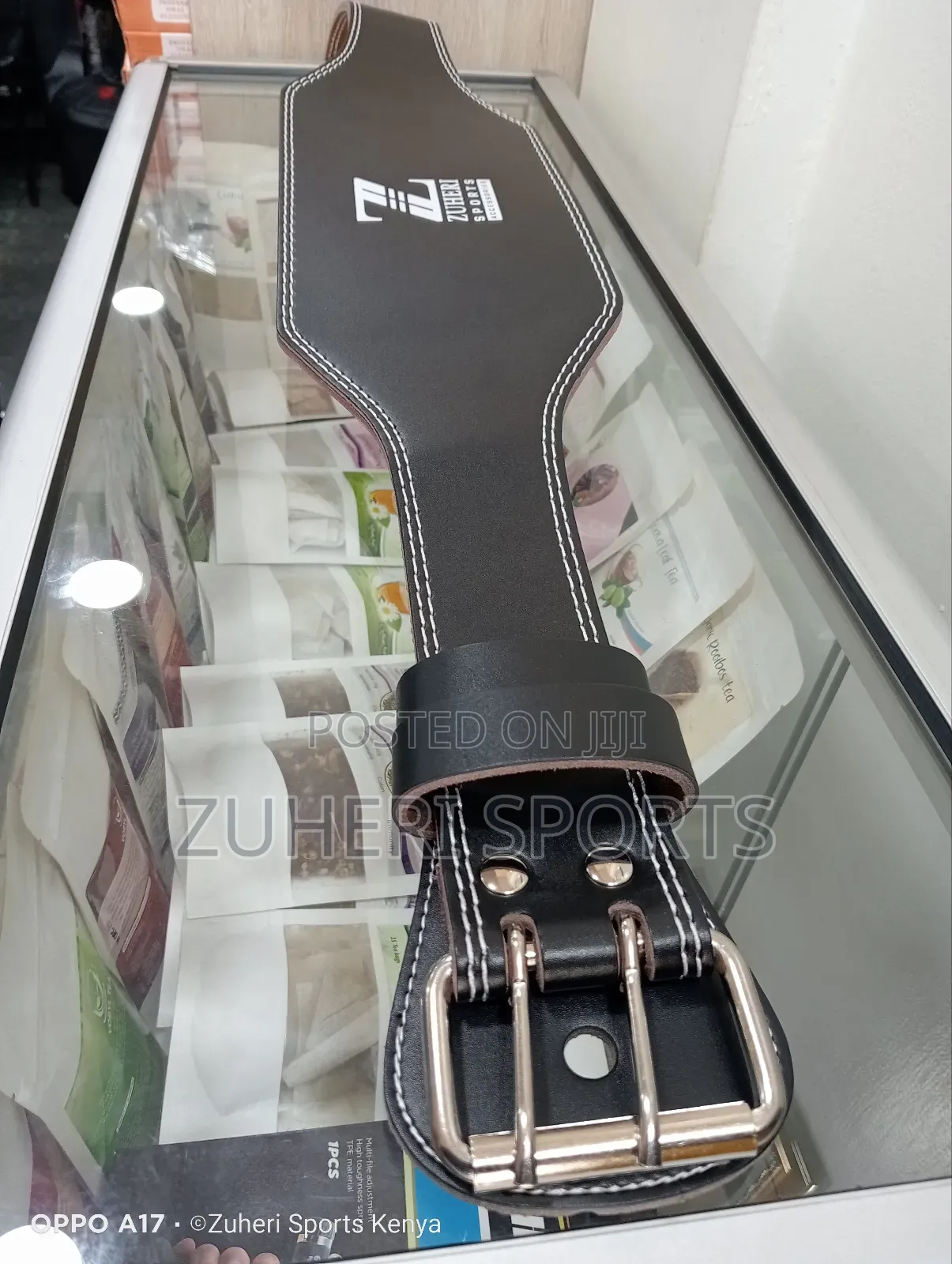 Heavy Duty Gym Workout Belt, Premium Leather Thick Padding
