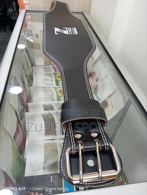 Heavy Duty Gym Workout Belt, Premium Leather Thick Padding