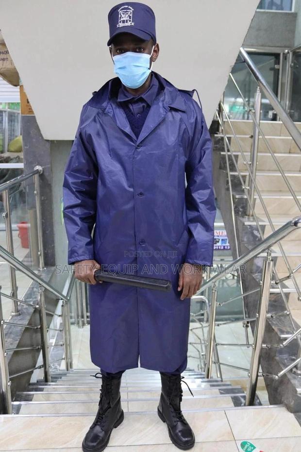 Security Guard Uniform With A Rain Coat