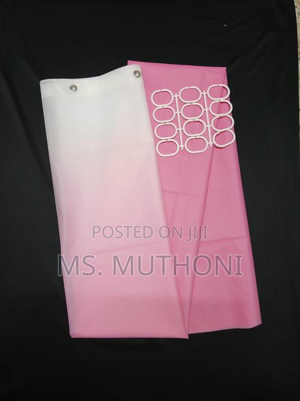 180*180cm Shower Curtains With Hooks - thumbnail 3