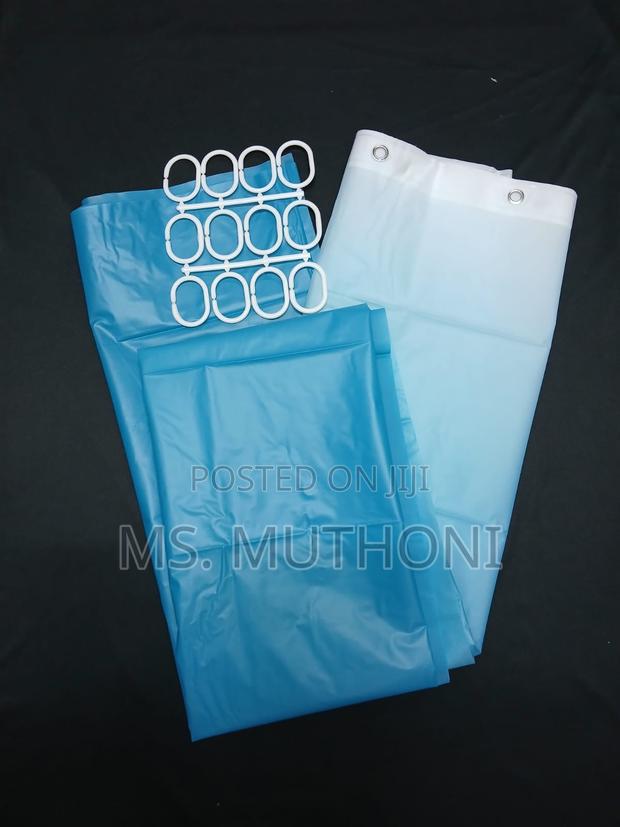 180*180cm Shower Curtains With Hooks - thumbnail 5