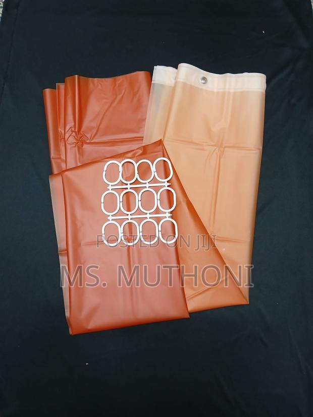 180*180cm Shower Curtains With Hooks - thumbnail 6