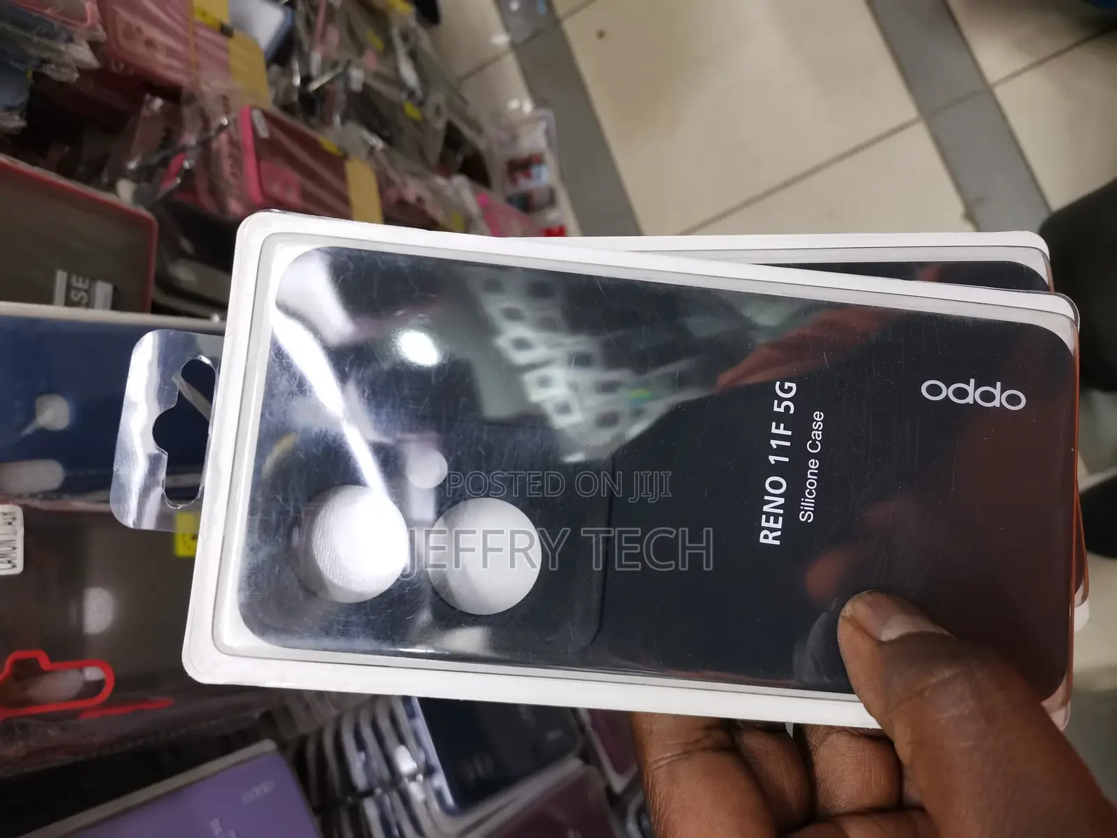 Oppo Reno11 F 5G Soft TPU Silicone Shockproof Case -Black