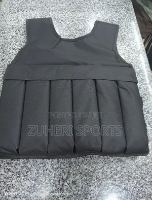 Adjustable 20kg Weight Vest; Jogs/Runs