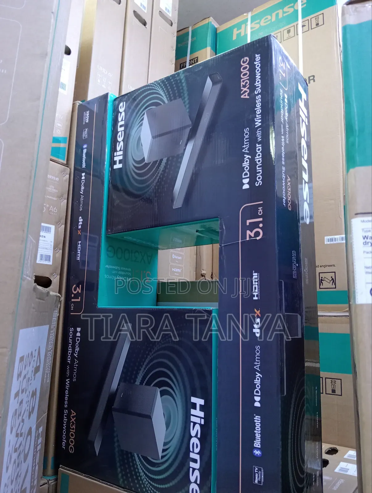 Hisense Sound Bar 280 Watts AX3100G 2yeasr Warranty