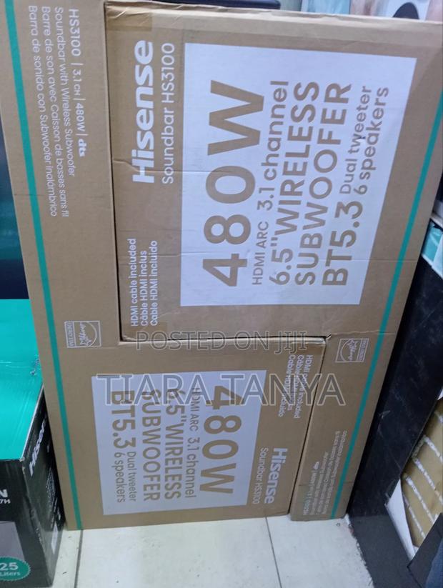 Hisense 2.1 Hs 3100 Soundbar With 480 Watts - main view