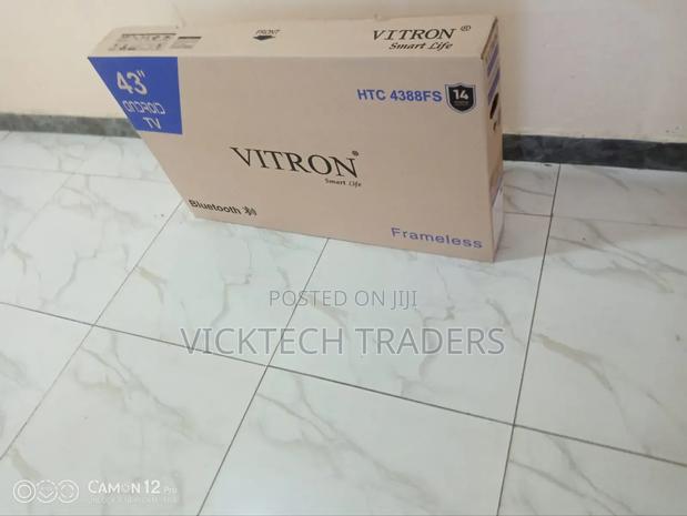 Vitron 43" Inch Smart Android Tv With 1yr Warranty,Frameless - thumbnail 2