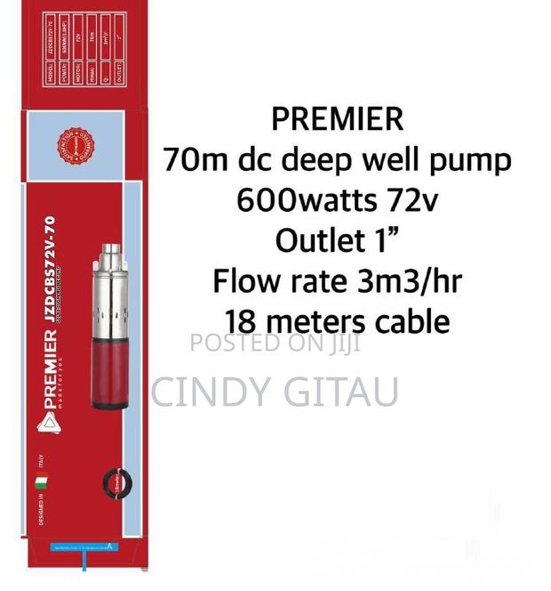 Premier Deep Well Dc Pump 60m Head 600w