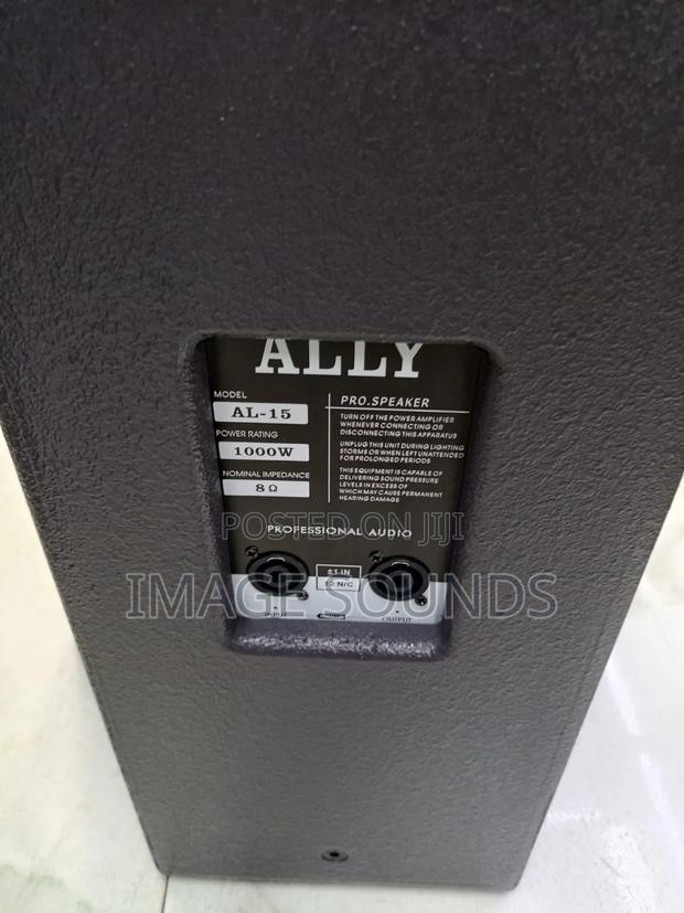 AL-15 Inch Quality Speaker Ally Audio 1000 Watts - thumbnail 2