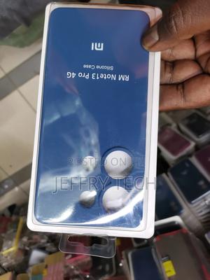 XIAOMI Redmi Note 13 Pro 4G Silicone Back Case -Blue - thumbnail 2