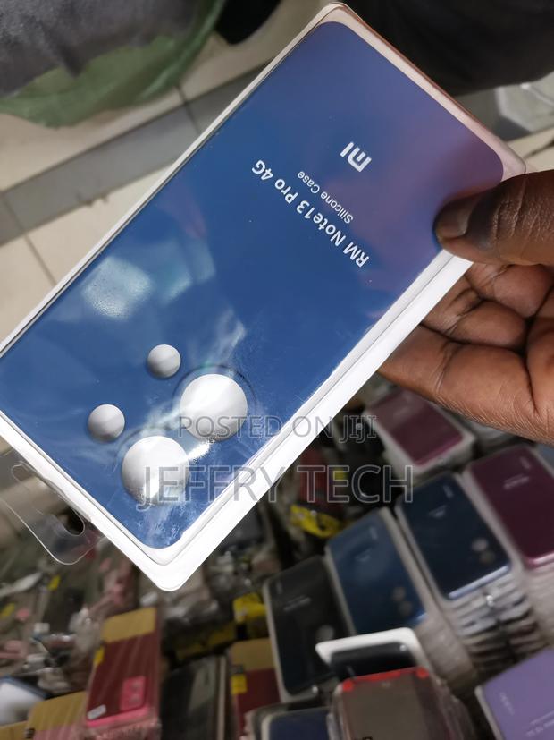 XIAOMI Redmi Note 13 Pro 4G Silicone Back Case -Blue - thumbnail 3