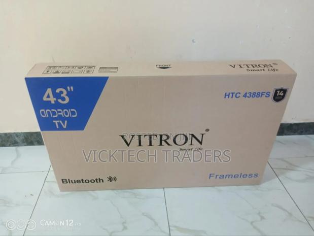 Vitron 43 Inch Smart Android Tv With Bluetooth - main view