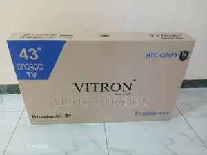 43" Vitron Smart, Android and Frameless Tv!!