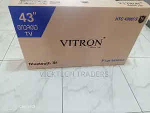 43" Vitron Smart, Android and Frameless Tv!!