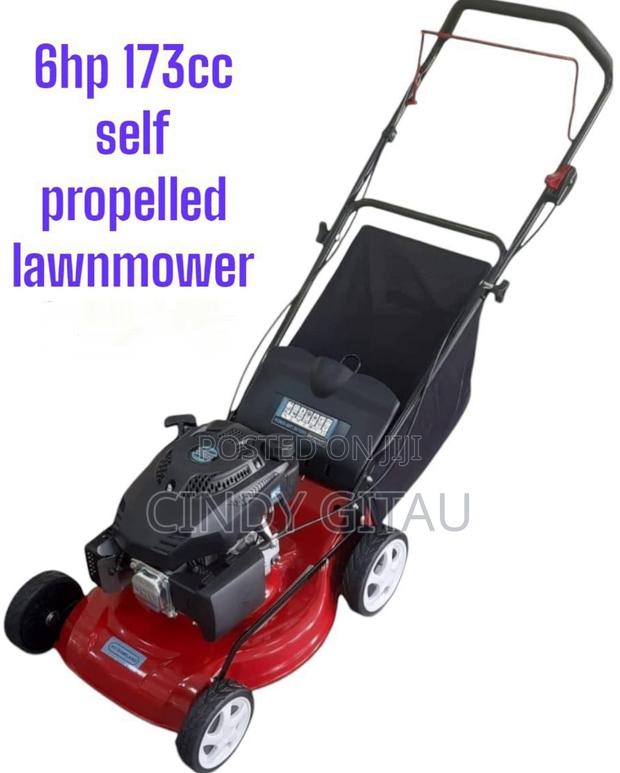 Powerful 6hp 173cc Self Propelled Lawn Mower