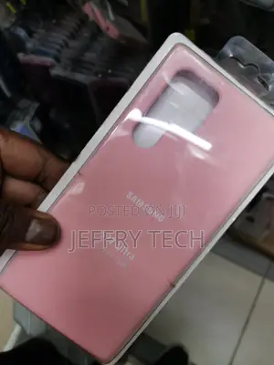 Samsung Galaxy S22 Ultra Silicone Gel Rubber Case-Pink