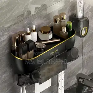 Luxury Multifunctional Toothbrush Holder and Squeezer