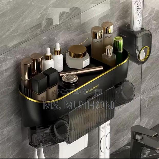 Luxury Multifunctional Toothbrush Holder and Squeezer - thumbnail 2