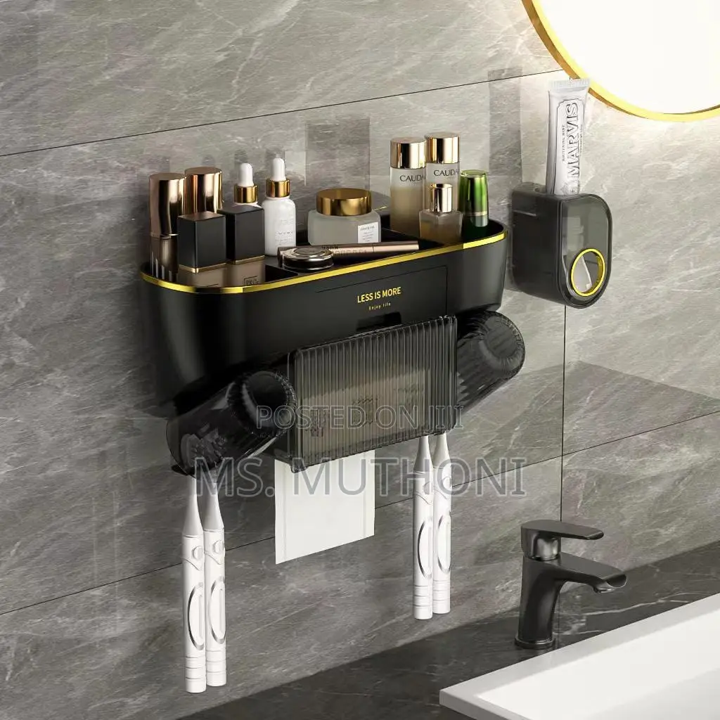 Luxury Multifunctional Toothbrush Holder and Squeezer