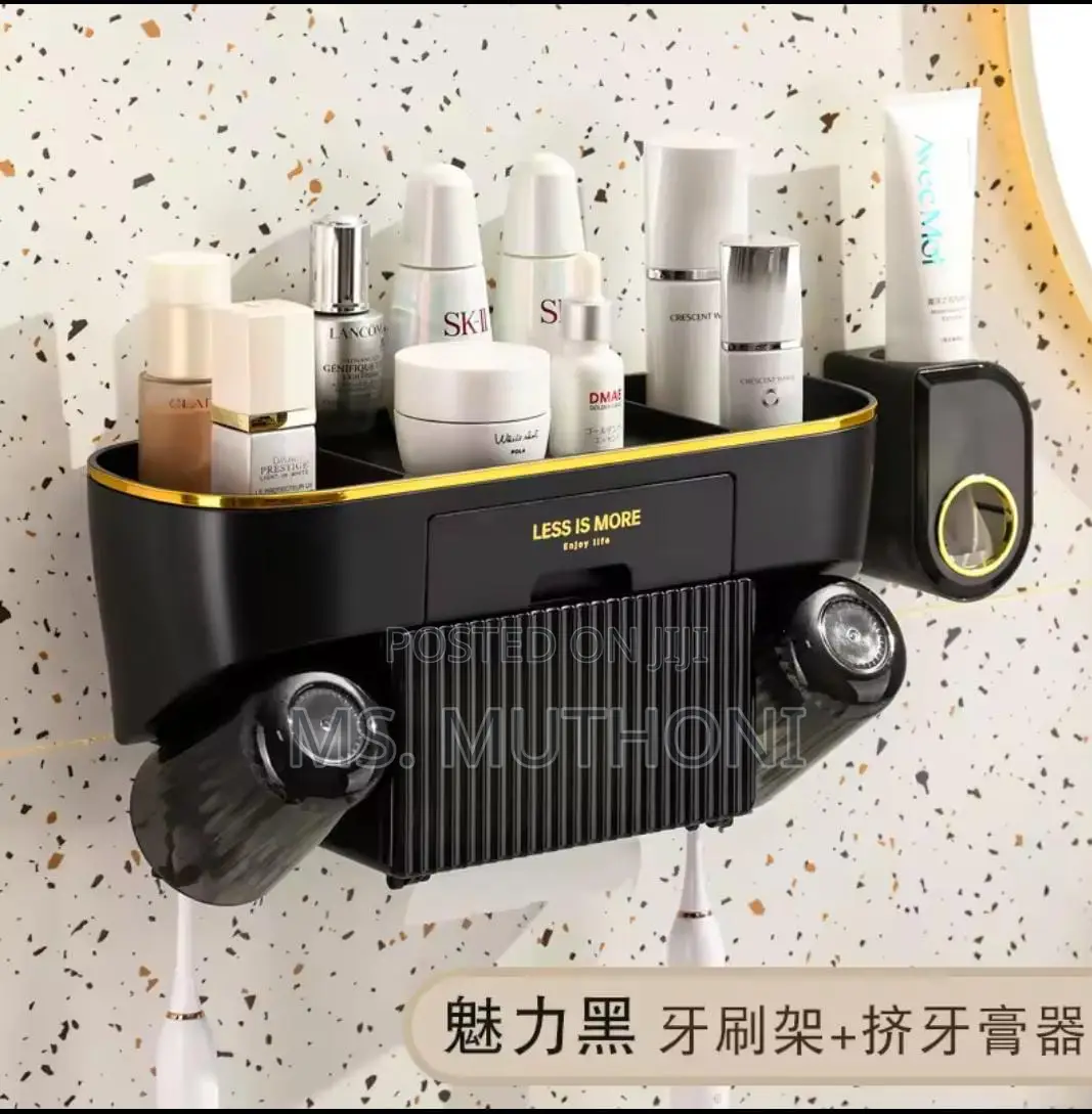 Luxury Multifunctional Toothbrush Holder and Squeezer