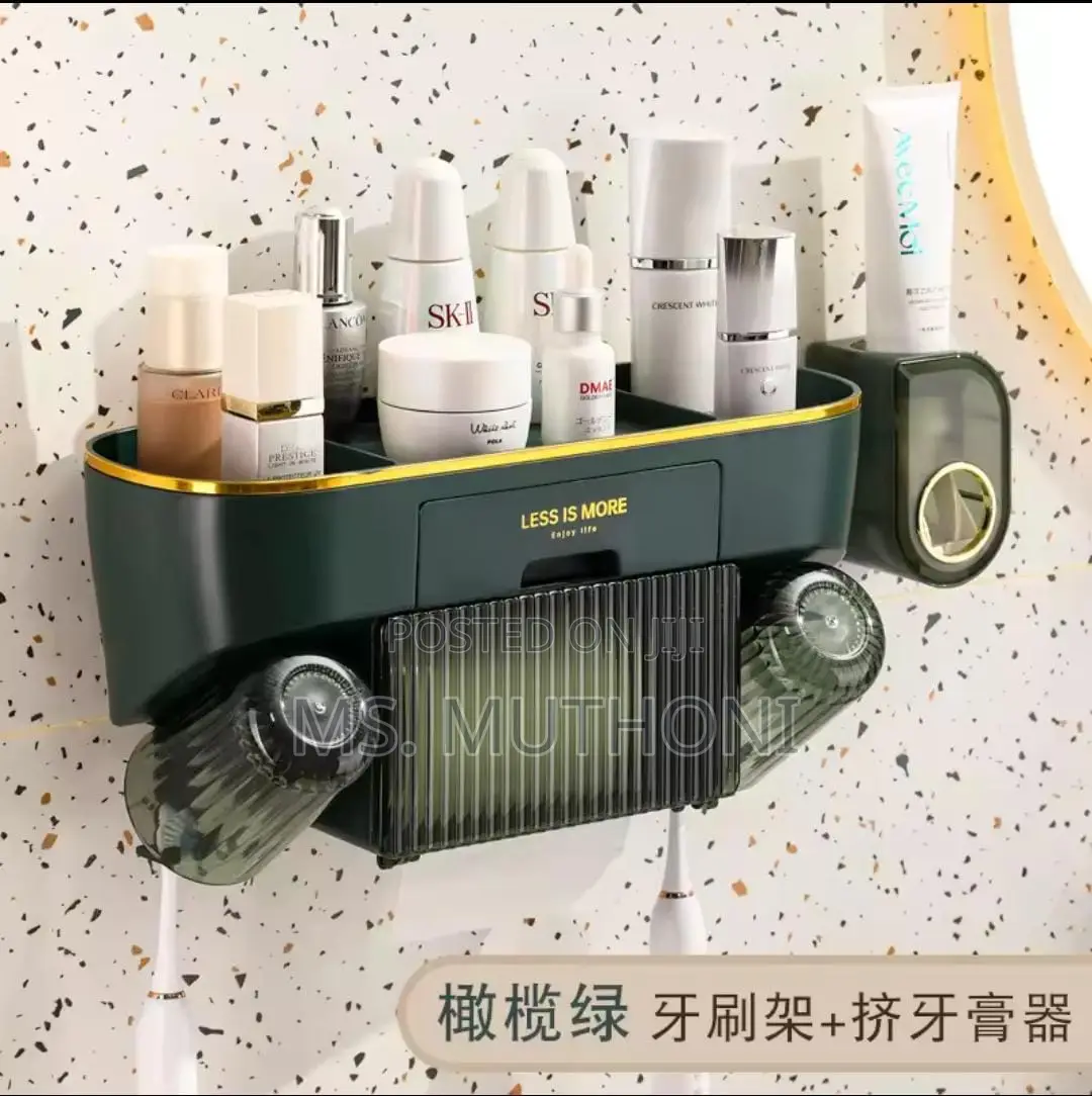 Luxury Multifunctional Toothbrush Holder and Squeezer