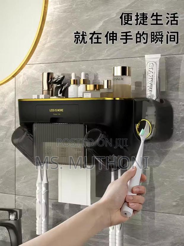 Luxury Multifunctional Toothbrush Holder and Squeezer - thumbnail 3
