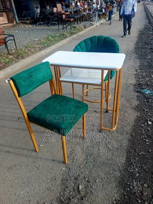 Manicure Table and Styling Chairs - main view
