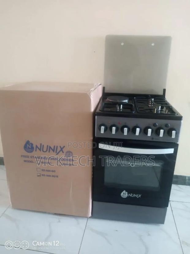 Cooker/3gas + 1 Electric Hotplate,Nunix With Electric Oven