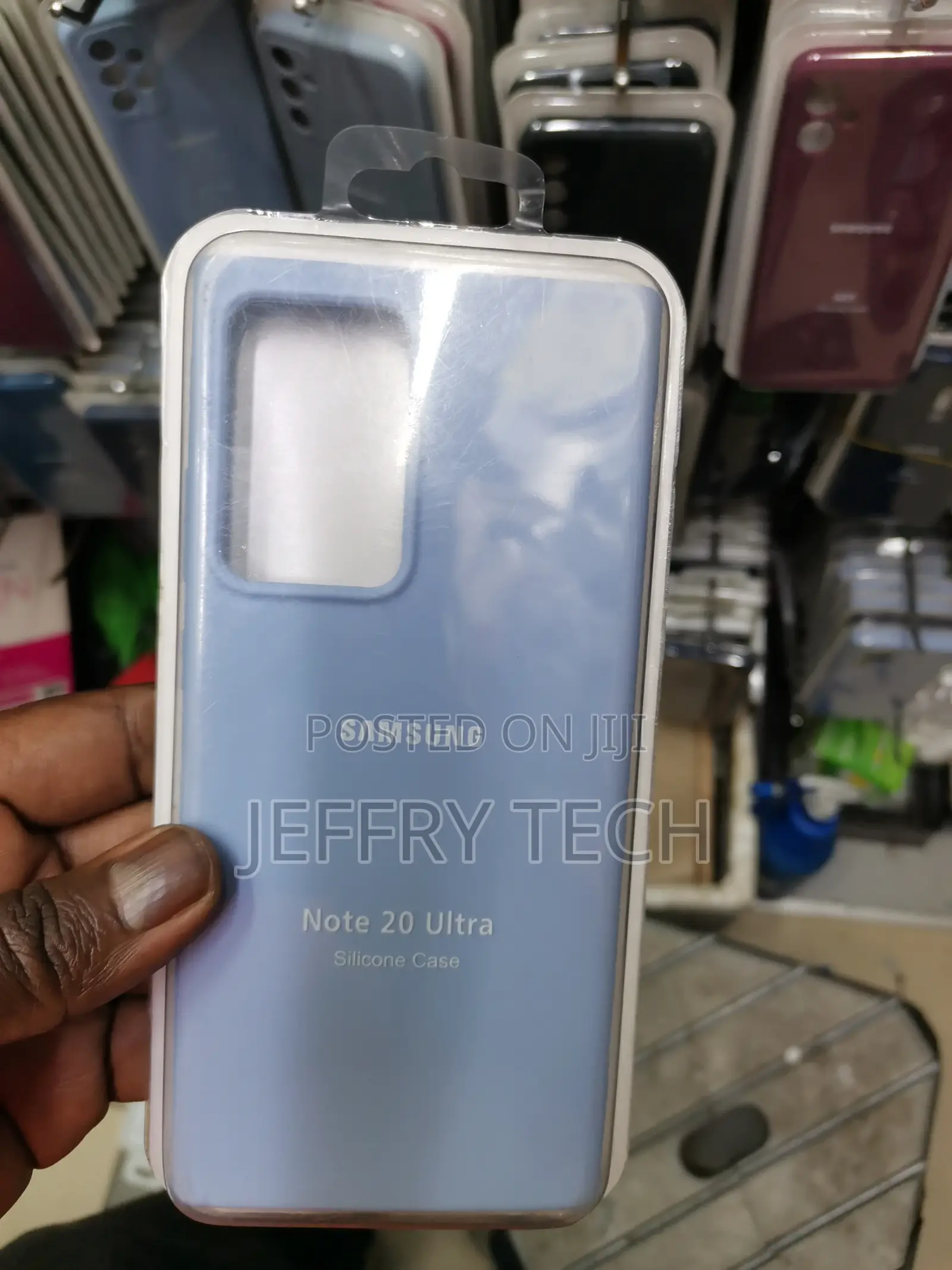 Samsung Galaxy Note 20 Ultra Cover Soft Silicone-Sky Blue