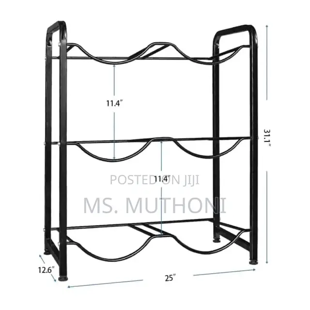 *8 Water Bottle Holder Rack*
