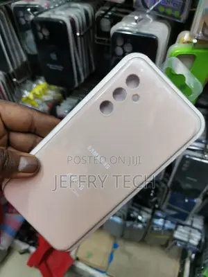 Samsung Galaxy A34 5G Soft Silicone Phone Case-Beige
