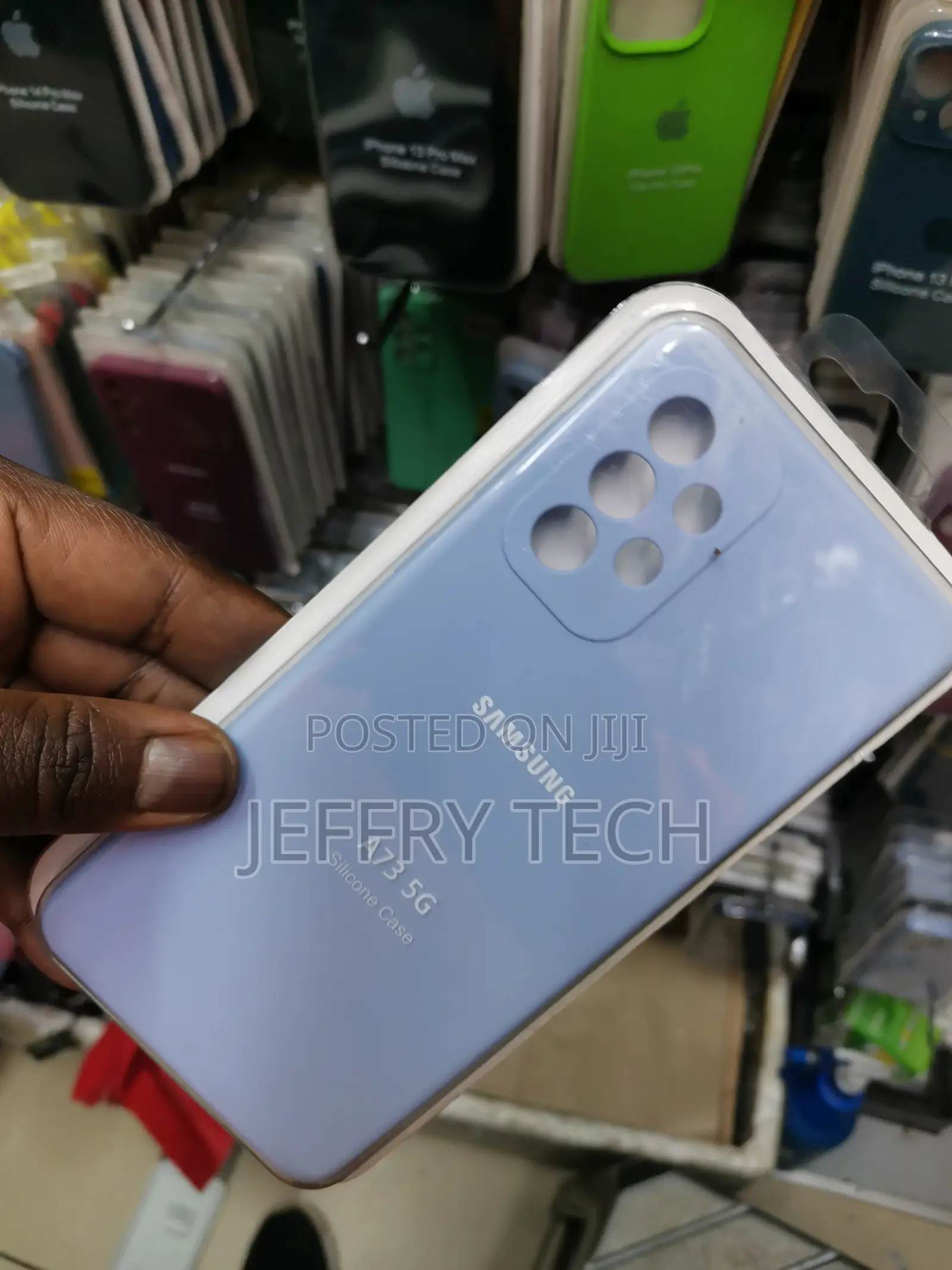 Oppo A17 4G Case Silicone Phone Case Anti-Scratch-Sky Blue