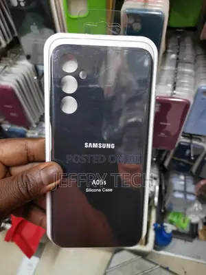 Samsung Galaxy A05S Case Soft Silicone Gel Bumper-Black