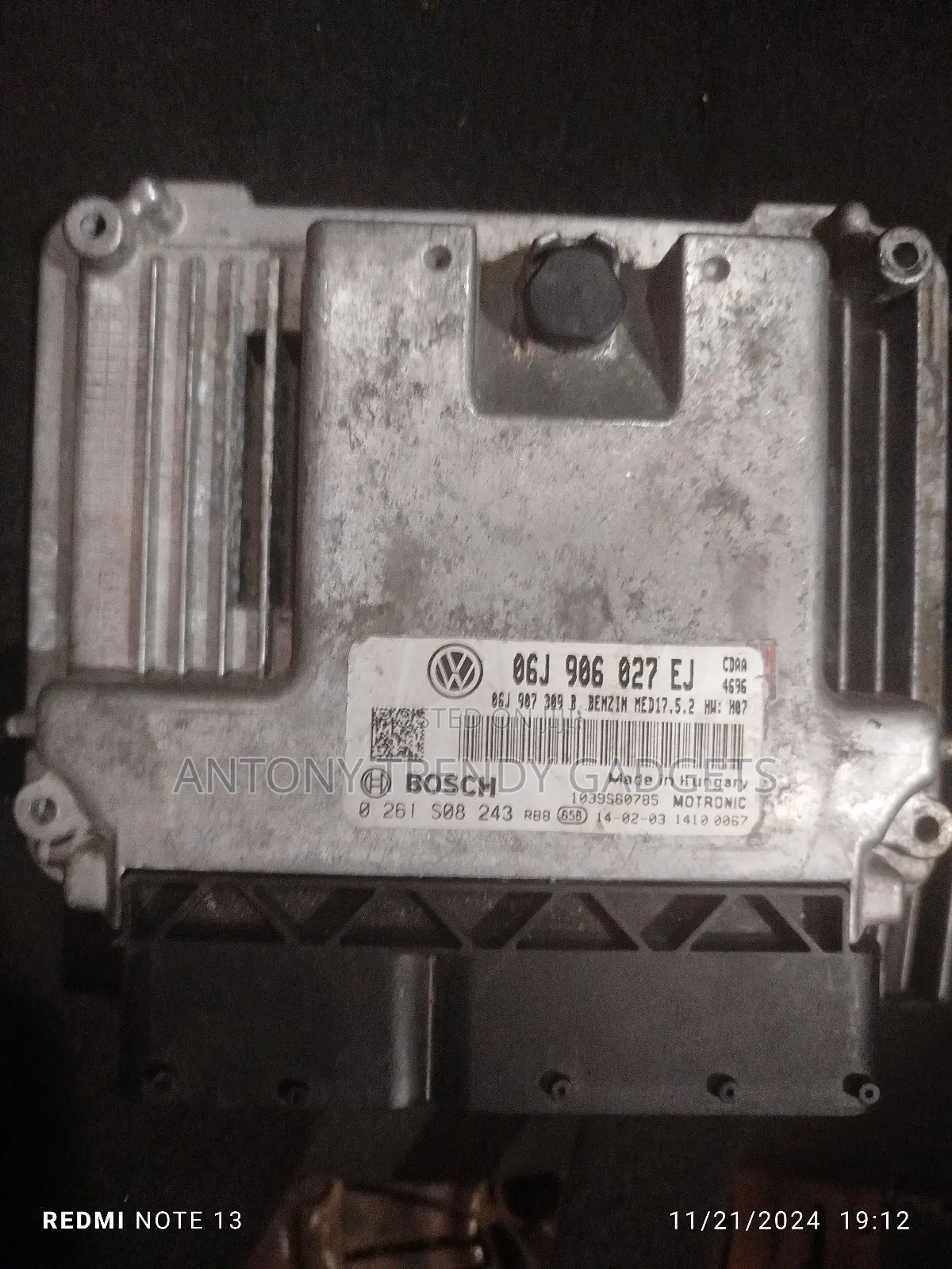 Volkswagen Audi Ecu Computer CDA Engine