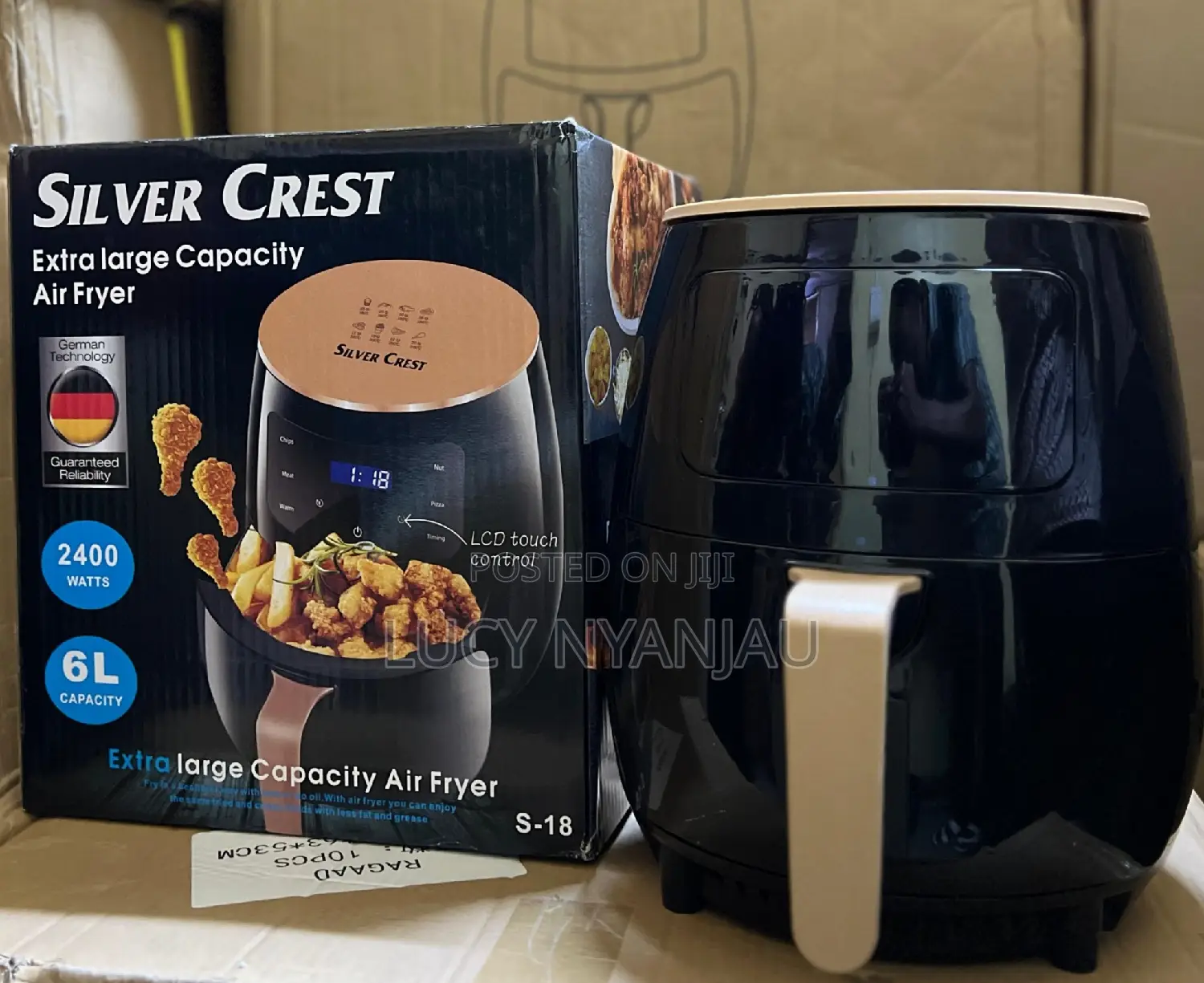Airfryer Silver Crest Airfryer 6ltrs