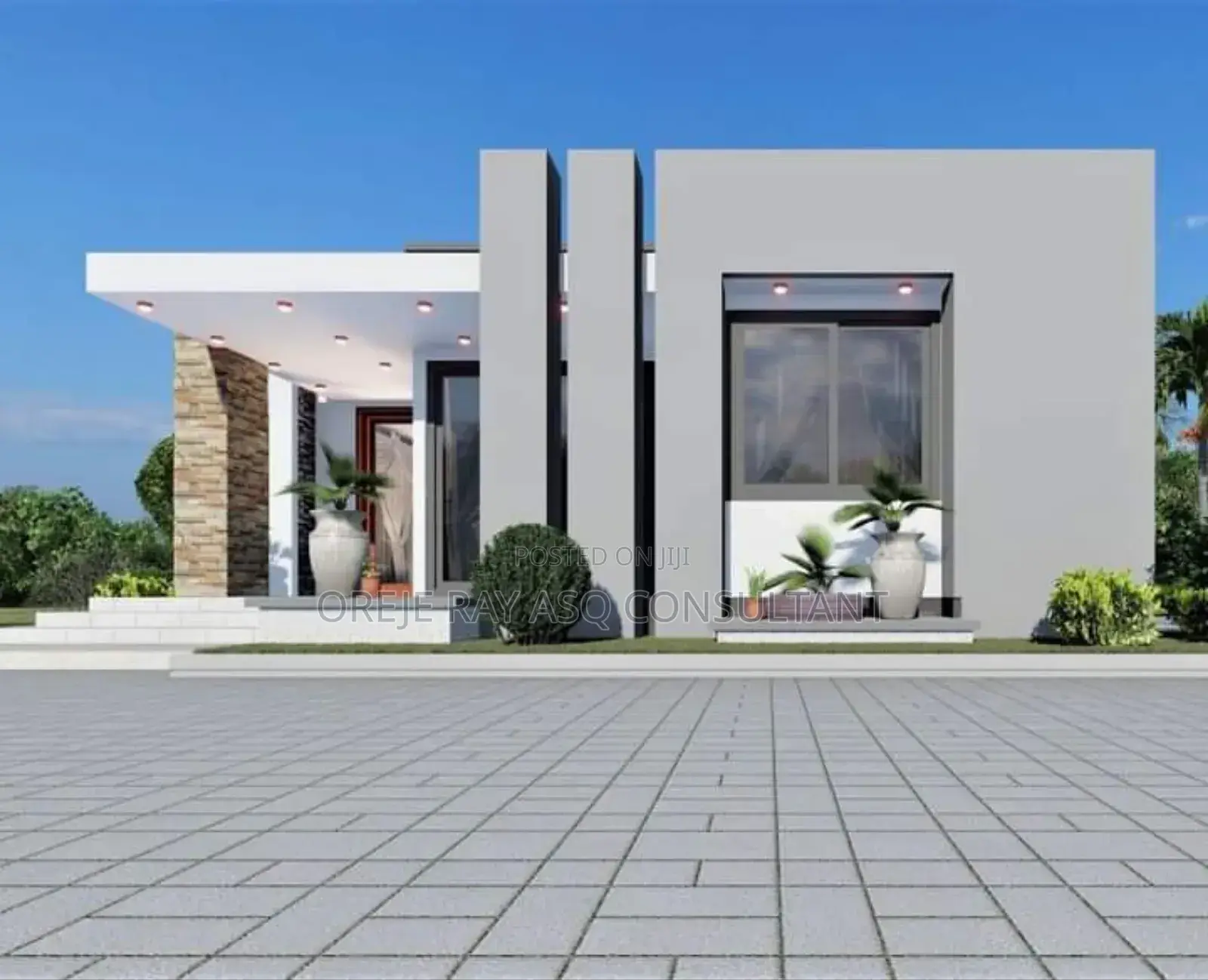 Plan and Modern Architectural Drawings