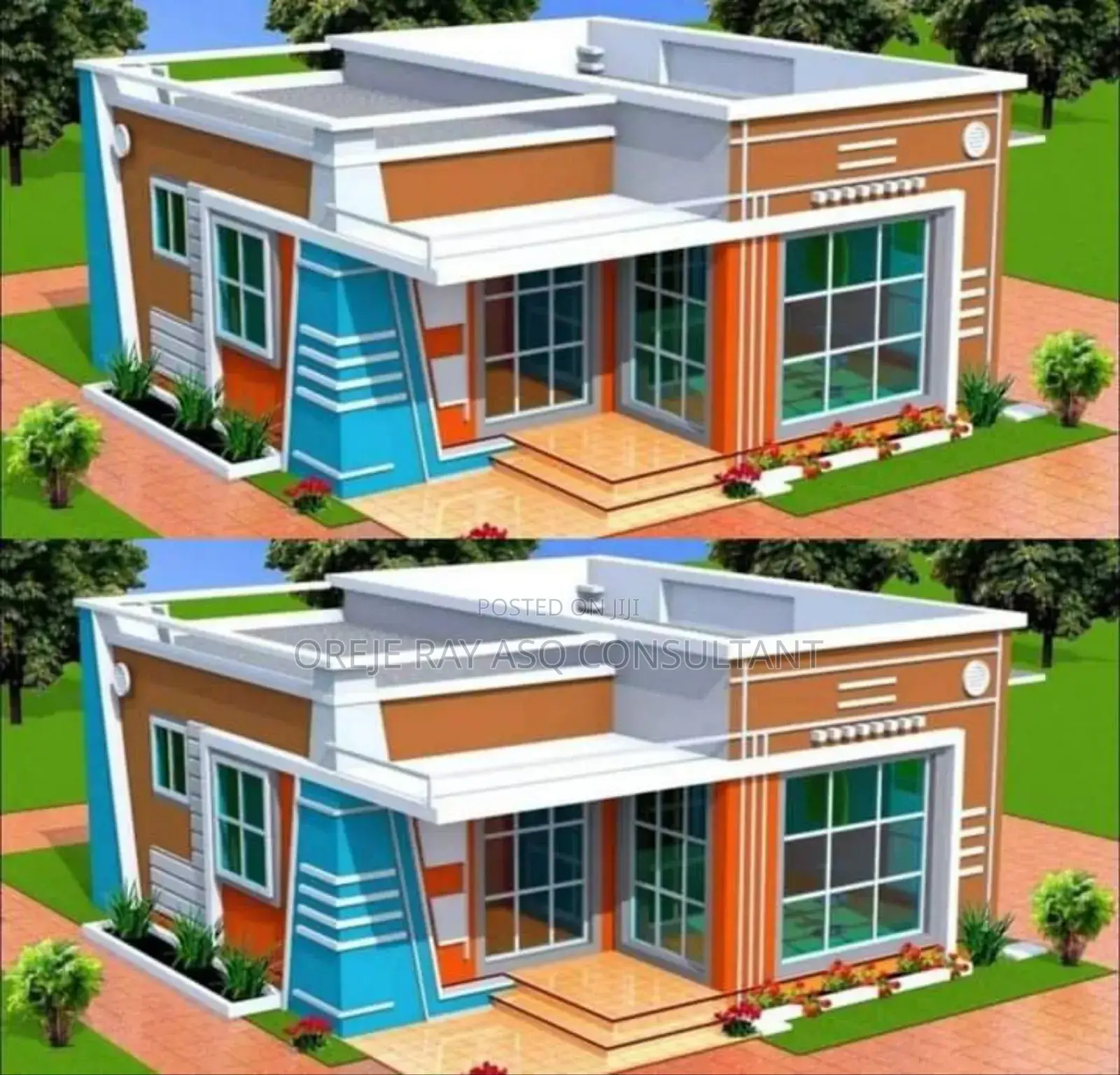 Plan and Modern Architectural Drawings