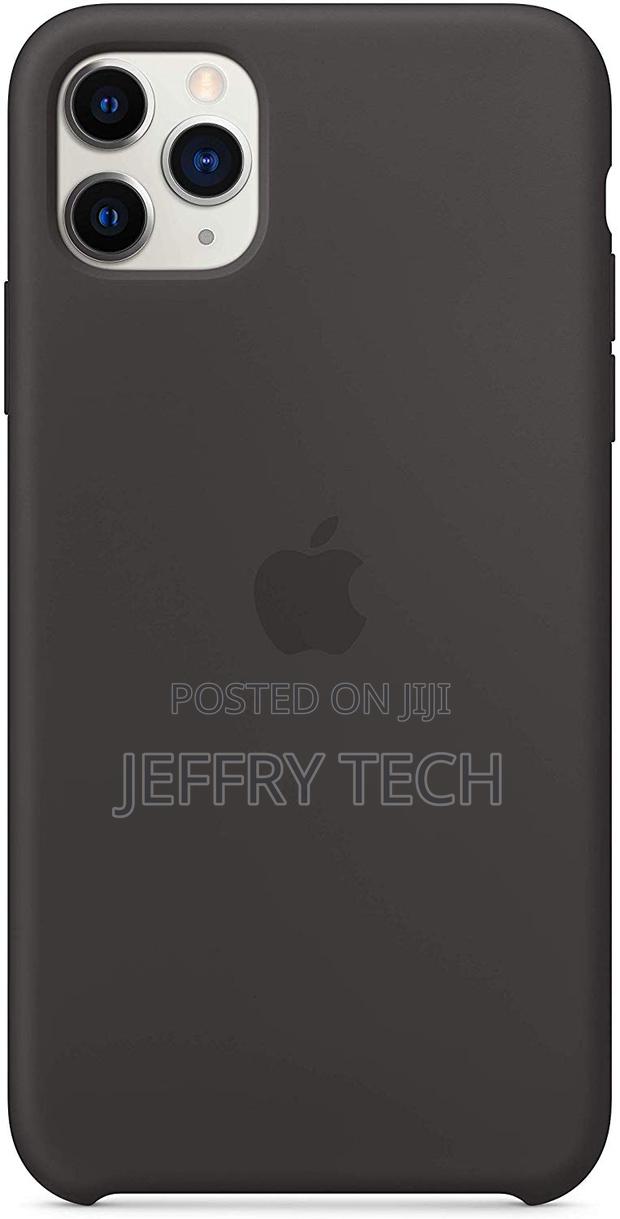 Apple Silicone Case (For iPhone 11 Pro Max) - Black - main view