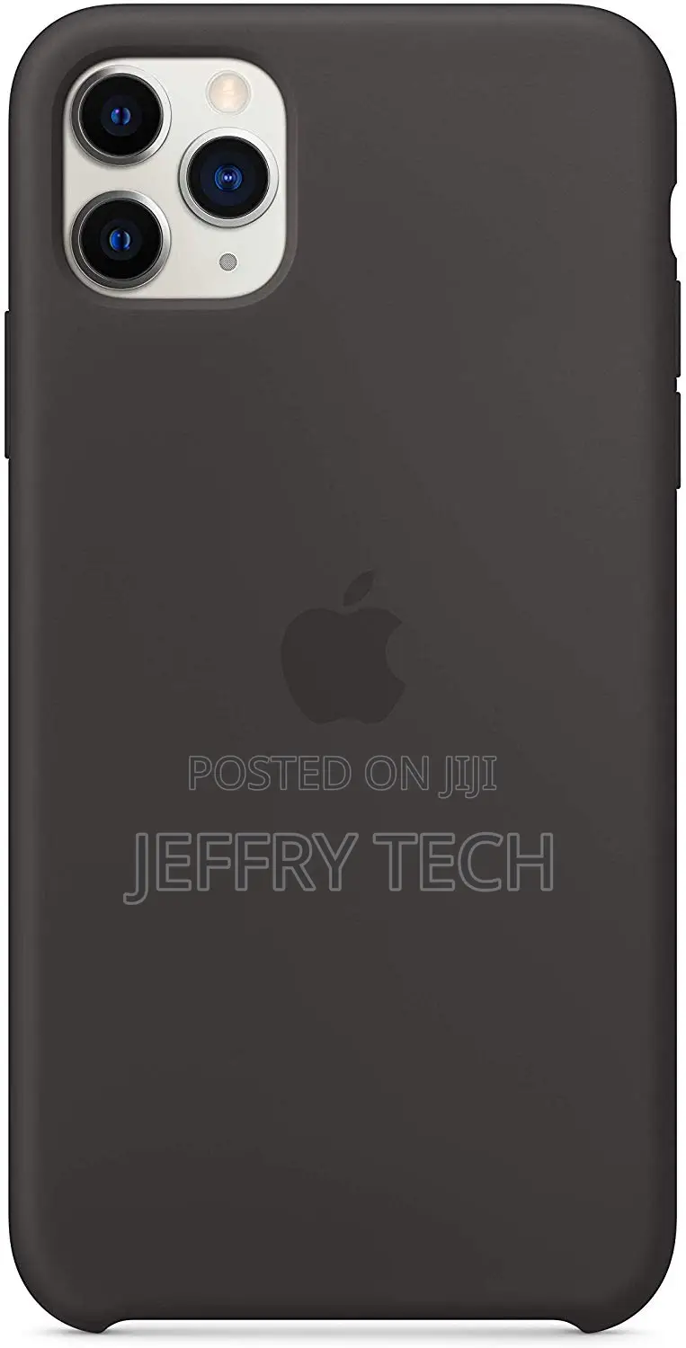 Apple Silicone Case (For iPhone 11 Pro Max) - Black