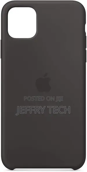 Apple Silicone Case (For iPhone 11 Pro Max) - Black