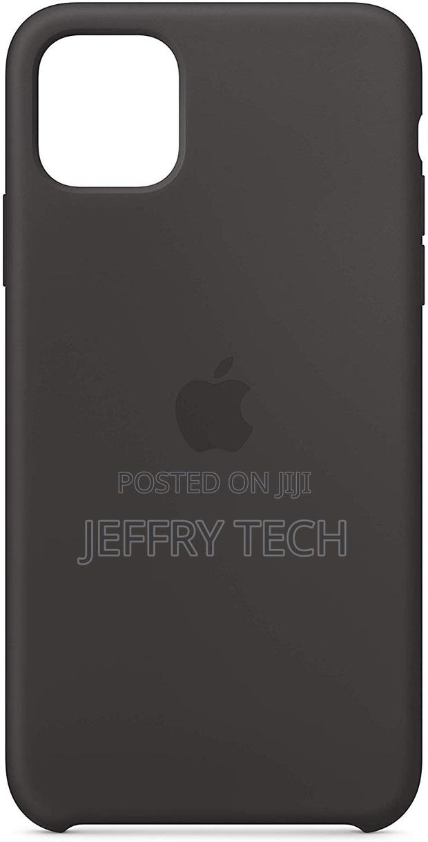 Apple Silicone Case (For iPhone 11 Pro Max) - Black - thumbnail 2