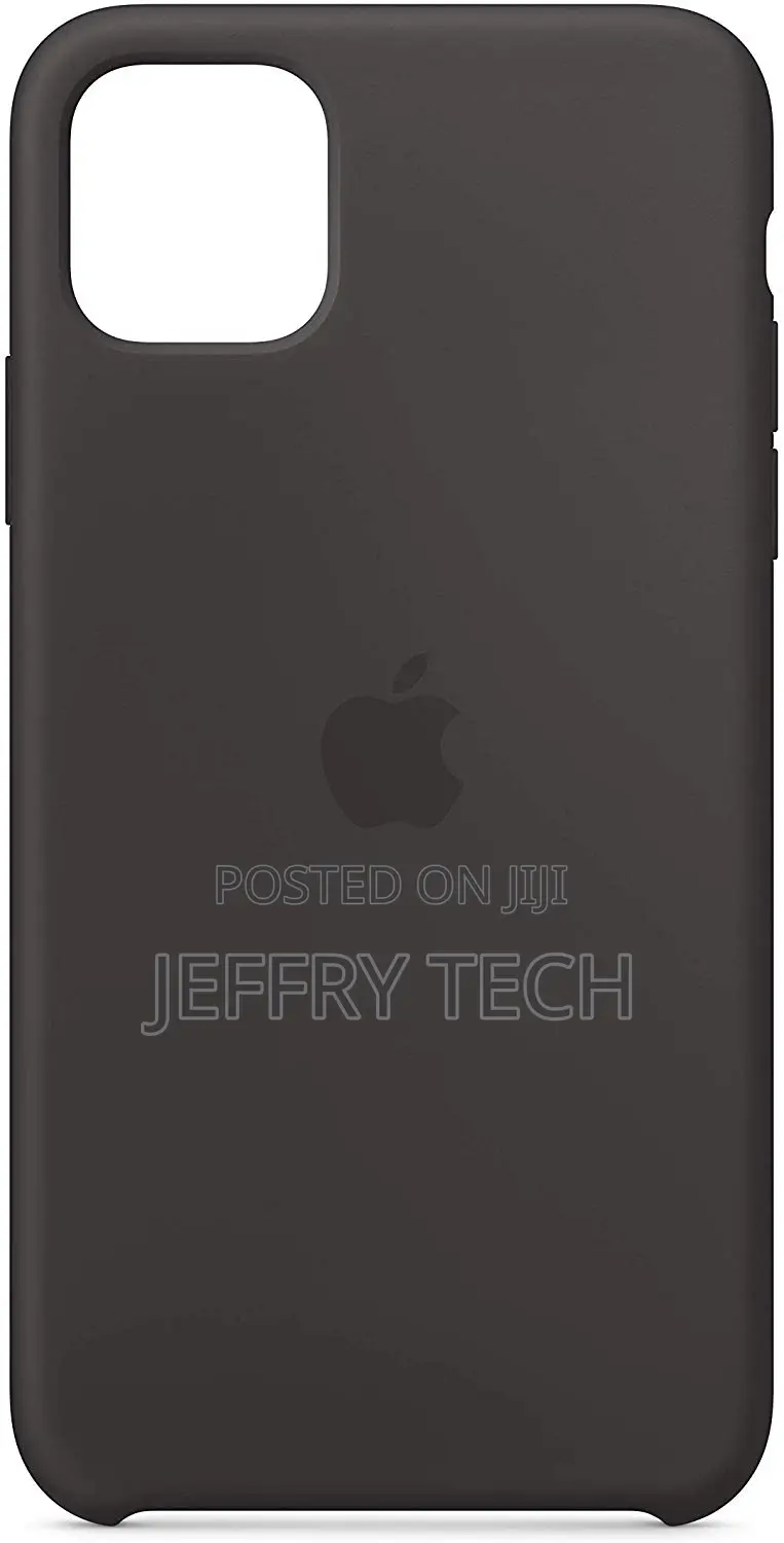 Apple Silicone Case (For iPhone 11 Pro Max) - Black