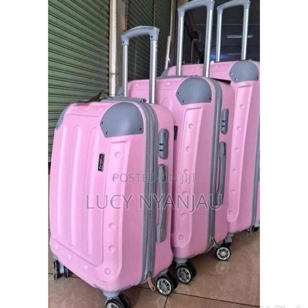 Suitcase 3 In1 Unbreakable Luxurious Rubber Travel Bag. - thumbnail 3