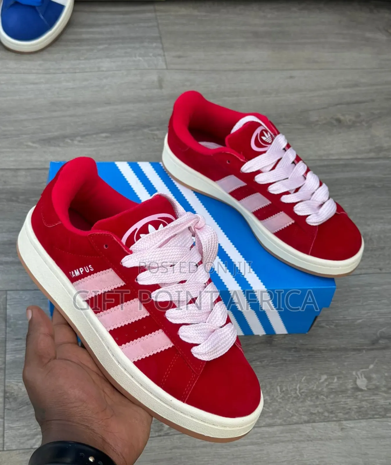 Red Adidas Campus Smart Casuals