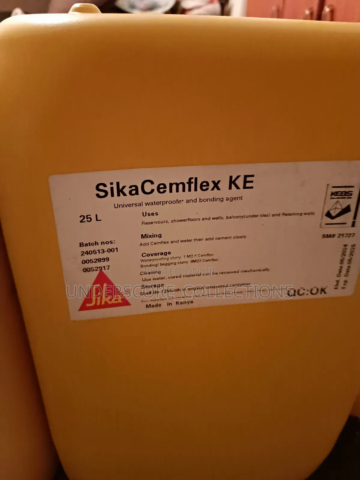 Sika Cemflex Ke Universal Waterproofing and Bonding Agent