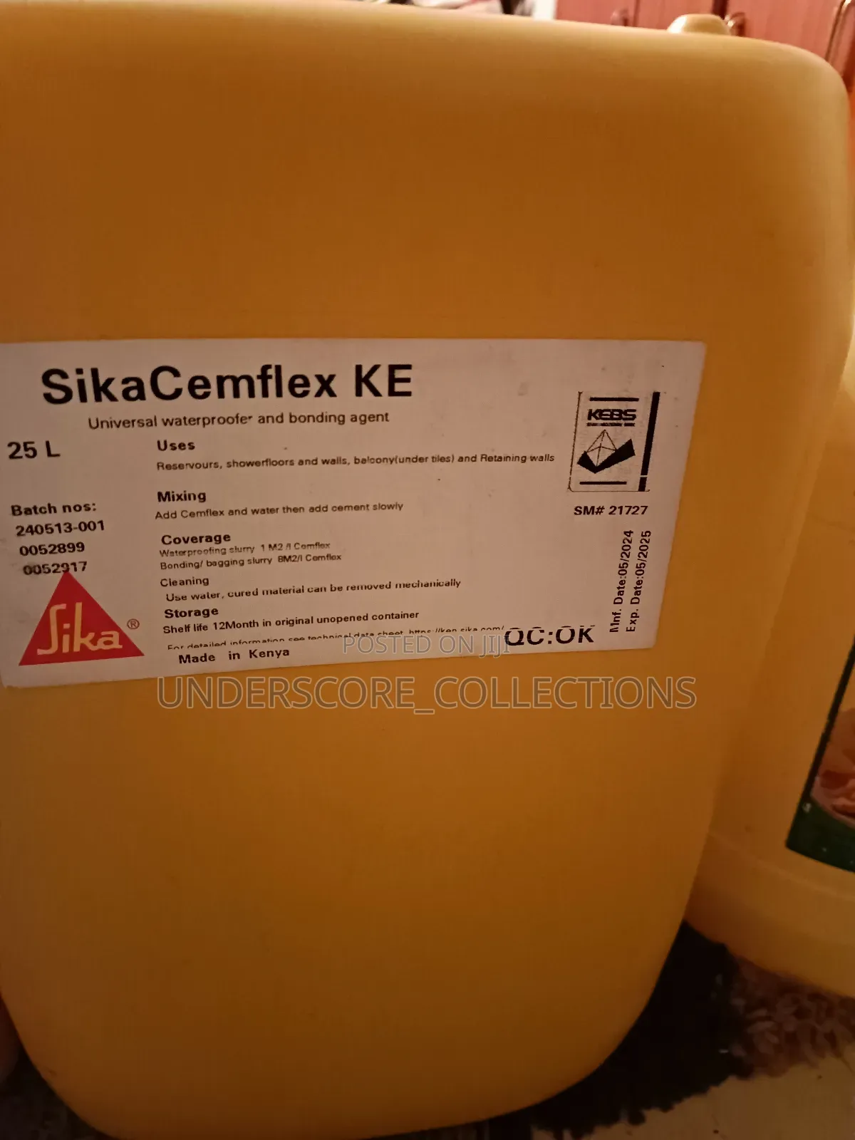 Flooring Sika Cemflex Ke Waterproofing N Bonding Agent