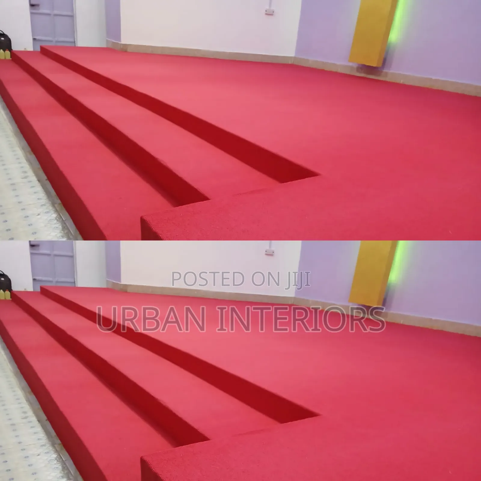 Red Carpets 4mm for Church Stairs